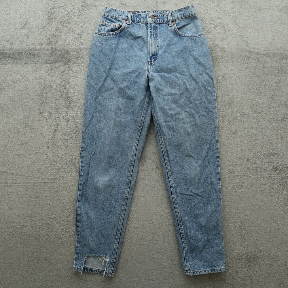Levi's 551 Vintage Jeans Womens 10M High-Rise Relaxed Fit Tapered Leg 30" Inseam